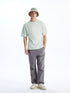 LC Waikiki Crew Neck Short Sleeve Combed Cotton Men's T-shirt